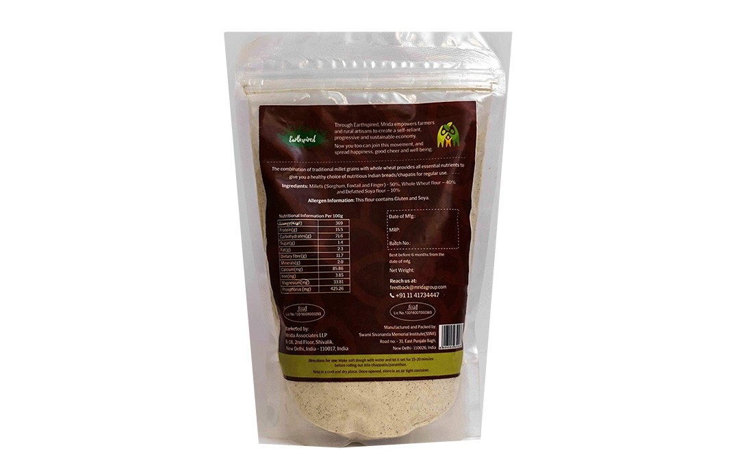 Earthspired Special Unrefined Multi-Grain Flour   Pack  1 kilogram